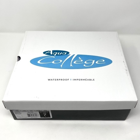 Aqua College Quiana Waterproof Snake Print Booties 7 NIB Pointed Toe Ankle Boots - Picture 13 of 14